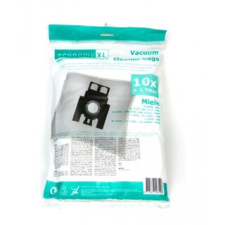 10 Staubsaugerbeutel passend für Miele S5 EcoLine
