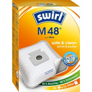 Swirl Staubsaugerbeutel M48 / M 48 MicroPor für Miele Staubsauger Typ: B