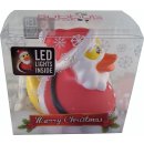 Bubbuls LED Ente, Badeente Weihnachten Rot in Geschenkbox