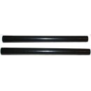 daniplus Staubsauger Rohr Kunststoff Ø 32mm,2 Stück zu 54cm Schwarz