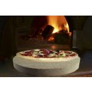 Pizzastein Brotbackstein aus Schamott rund Ø 260 mm lebensmittelecht für Backofen, Grill, Kugelgrill