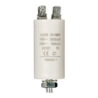 Kondensator Motorkondensator Anlaufkondensator Arbeitskondensator 450V 1.0 µF / 1 uF