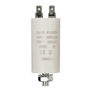 Kondensator Motorkondensator Anlaufkondensator Arbeitskondensator 450V 2.5 µF / 2,5 uF