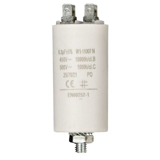Kondensator Motorkondensator Anlaufkondensator Arbeitskondensator 450V 6.3 µF / 6,3 uF