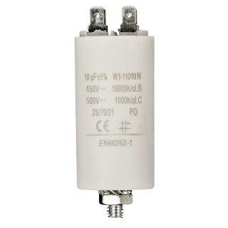 Kondensator Motorkondensator Anlaufkondensator Arbeitskondensator 450V 10.0 µF / 10 uF