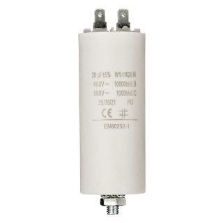 Kondensator Motorkondensator Anlaufkondensator Arbeitskondensator 450V 20.0 µF / 20 uF