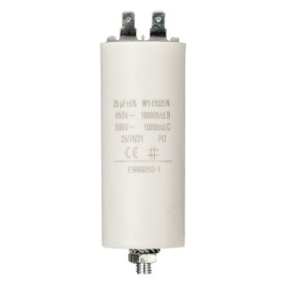 Kondensator Motorkondensator Anlaufkondensator Arbeitskondensator 450V 25.0 µF / 25 uF