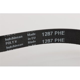 Keilriemen Riemen 1287 H7 passend für AEG Electrolux 5023720400/8, Bauknecht 481281728277 Waschmaschine 1287H7