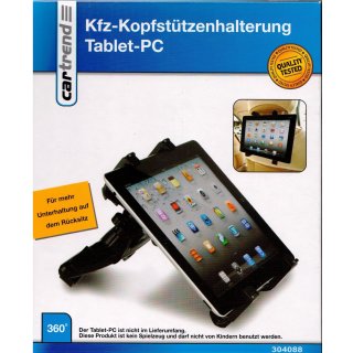 cartrend KFZ Kopfstützenhalterung für Tablet PC, iPad, Ebook ua.