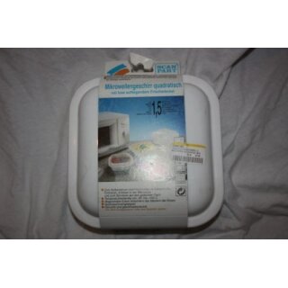 Scanpart Mikrowellengeschirr quadratisch 1,5 Liter