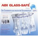 Adi Glass-Safe - Sicherheits Glas Halter für Geschirrspüler, bis zu 8 Gläser