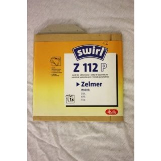 10 Swirl Papier Staubsaugerbeutel Z112P / Z 112 P für Zelmer Staubsauger