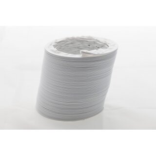 Abluftschlauch PVC flexibel Ø 125 / 127 mm, 4 m z.B. für Klimaanlagen, Wäschetrockner, Abzugshaube