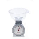 Soehnle Küchenwaage Actuell silber/glasklar Analog Waage, 3 Kg. max. - Nr.: 65041