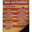 KAISER Back- und Pizzablech rund 32cm, Antihaftbeschichtet