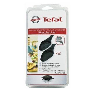 SEB Tefal 2 ovale, beschichtete Pfanne, Raclettepfannen für Raclette RE5700 - Nr.: XA400102 -AUSLAUF-