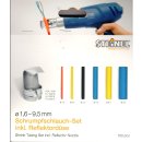 Steinel Schrumpfschlauch-Set inkl. Reflektordüse und 100x Schrumpfschläuche 1.6 – 9.5 mm