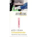 Steinel Crimpverbinder Ø 0.5 - 1.5 mm, 10 Stück, mit Innenkleber, wasserdicht-isoliert, stoßfest, wärme-schrumpfend