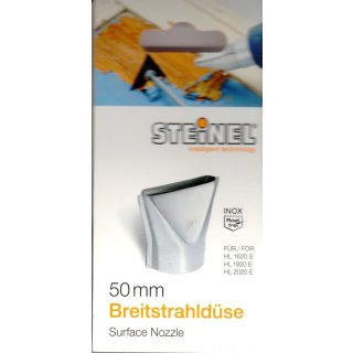 Steinel Breitstrahldüse 50 mm, Trocknen von Spachtelmasse, Entfernen von Farben und Folien