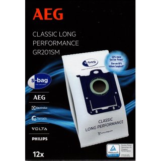 AEG Staubsaugerbeutel, Staubbeutel GR201M GR201 Megapack für UltraSilencer - 900166976