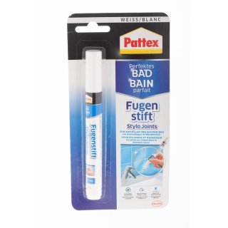 Pattex Perfektes Bad Fugenstift Weiss zum aufhellen und auffrischen 7ml