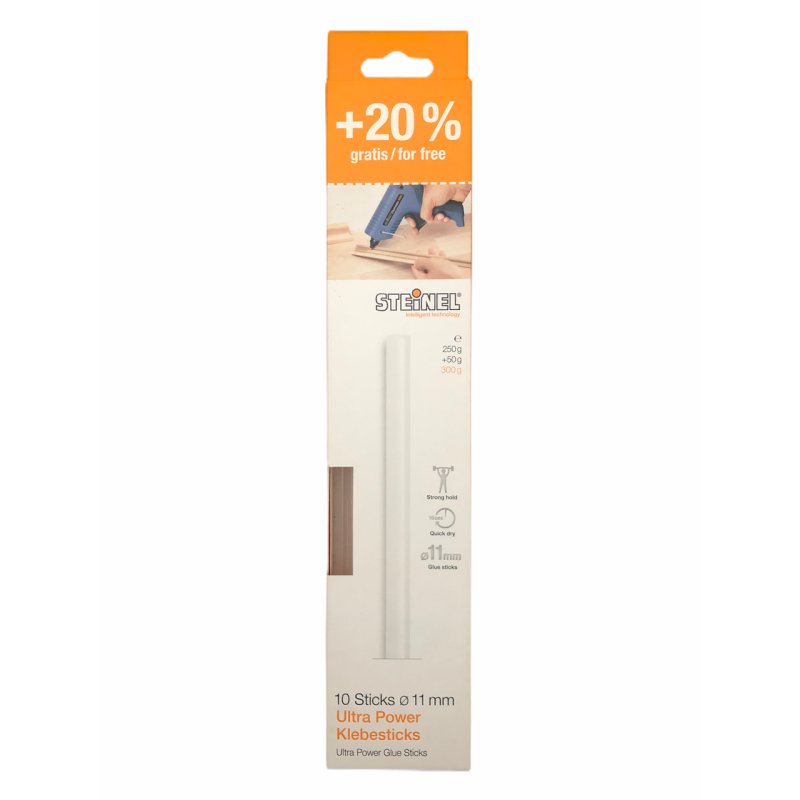 Steinel 40 Ultra Power lápices adhesivos Ø 11 mm schmelzklebestoff klebestick adhesivo