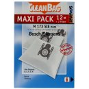 12 CleanBag Staubsaugerbeutel M173SIE für Bosch / Siemens Typ: D E F G H MaxiPack