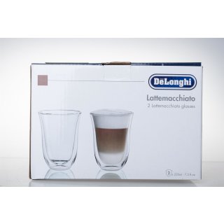DeLonghi isolierte Latte Macchiato-Gläser, 2er Set, Thermogläser - Nr.: 5513214611