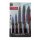 CS-Kochsysteme Messerset 5-teilig, Titanium Blade Messer Nr. 039677 Tann