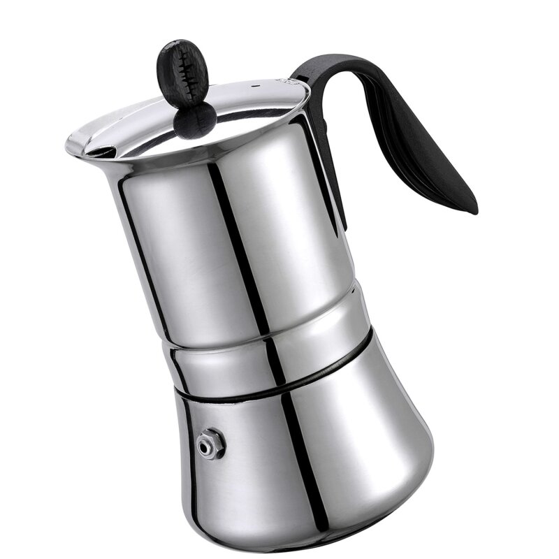 PINTINOX Capri Full Induction Espressokocher – Für 6 Tassen, Aus Alu, Für Alle Herde Inkl. Induktion
