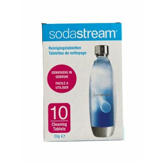 SodaStream 10 Reinigungstabletten für Trinkwassersprudler, Reinigung