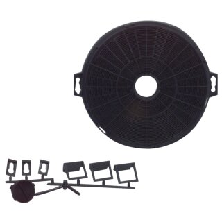 Dunstabzugshauben Aktiv Kohlefilter Universal 210mm rund