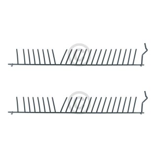 2x Bosch Siemens Unterkorbeinsatz, Klappstachelreihe für Unterkorb - Nr.: 00668360