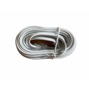 7m ISDN Verbindungskabel Westernstecker 8/4, Telefonkabel RJ45 Weiß
