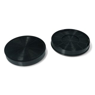 2x Kohlefilter Filter Dunstabzugshaube Ø196mm kompatibel zu EFF62, F196, FAC529, 484000008674