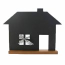 Schreibtafel - Kreidetafel - Tafel Haus ca 35x45 cm schwarz