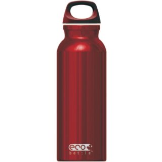 ECO Bottle Aluminium Trinkflasche red shiny 650ml
