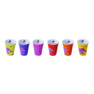6 Espressobecher mit Elefant Motiv - Espresso Becher Kashmir - Paisley