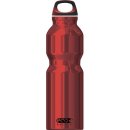 ECO Bottle Aluminium Trinkflasche Basic Line Red Shiny - Rot 1000ml Aluflasche