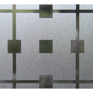 50 cm x 45 cm Fensterfolie Kreise RONDO statische Dekorfolie Glasdekorfolie 