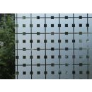 Statische Fensterfolie - JOY static Dekorfolie - Manhatten Karo - 150 x 45 cm