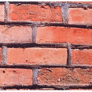 Klebefolie - Möbelfolie Backstein - Mauer -  45 cm x 200 cm Dekorfolie