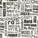 Klebefolie - Möbelfolie Text -  45 cm x 200 cm...