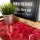 Klebefolie - Möbelfolie - rote Rosen - Dots -  45 cm x 200 cm Dekorfolie