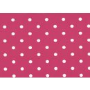 Klebefolie - Möbelfolie Pink Punkte  - Dots -  45 cm x 200 cm Dekorfolie