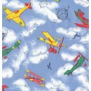 Klebefolie - Möbelfolie Flugzeuge für Kinder -...