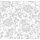 Klebefolie Ornamente Barock - Möbelfolie Silber Grau 0,675 m x 15 m
