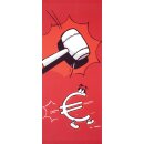 Textilposter Preishammer - Banner Poster aus Stoff ca 75...