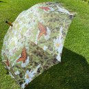 Regenschirm - Stockschirm - Schmetterlinge Blumenwiese Naturmotive