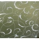 Statische Fensterfolie Scroll Flower Vitrostatic Dekorfolie Ranken 67.5 cm x 150 cm